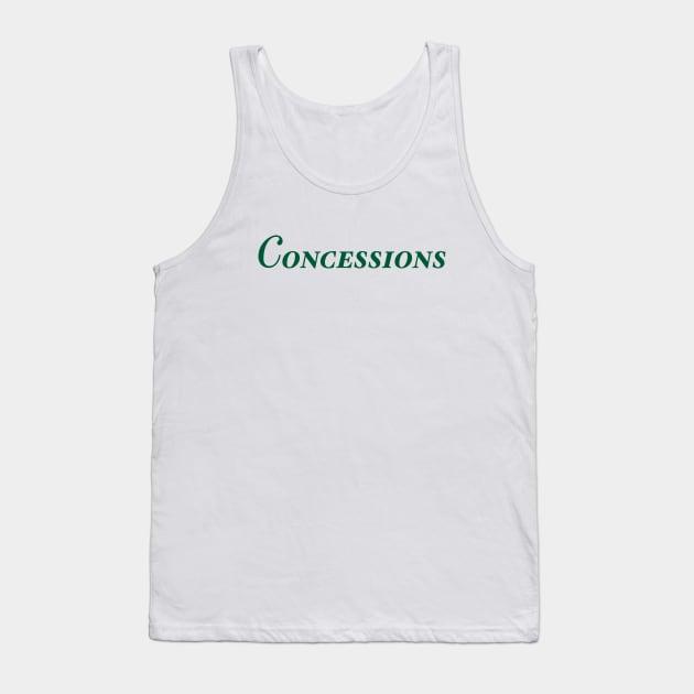 Augusta Concessions Tank Top by mbloomstine